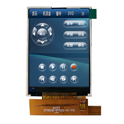 2.8 pollici TFT LCD Display Manufacturer China 240x320 Dots TN SPI Serial Interface