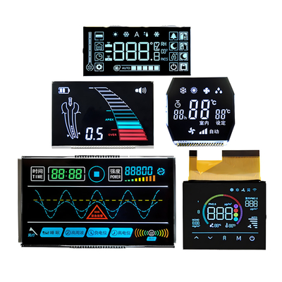 Display LCD monocromo TN HTN personalizzato per contatori elettrici