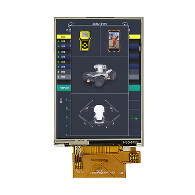 2.4 pollici Alta luminosità 800nits IPS TFT Display 240x320 Dot Matrix Module