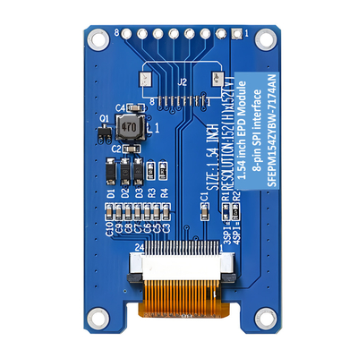 SPI Display con inchiostro elettronico da 1,5 pollici in bianco e nero 152x152 punti 1,54&quot; Display di carta elettronica
