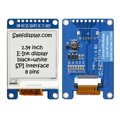 SPI Display con inchiostro elettronico da 1,5 pollici in bianco e nero 152x152 punti 1,54&quot; Display di carta elettronica