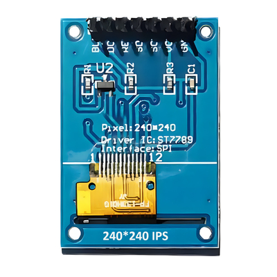 Interfaccia seriale SPI 1.3-Inch IPS TFT LCD 240x240 Dot con 7 pin di intestazione