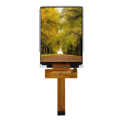 3.2 pollici SPI TFT LCD Display 240*320 pixel ZIF FPC 18 Pin ST7789V/ILI9341 Conducibile IC