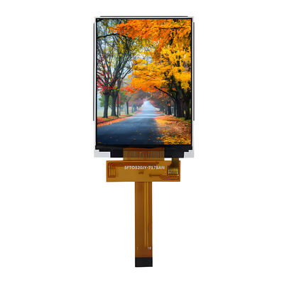 3.2 pollici SPI TFT LCD Display 240*320 pixel ZIF FPC 18 Pin ST7789V/ILI9341 Conducibile IC
