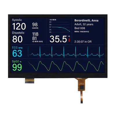 Modulo di visualizzazione TFT a touchscreen capacitivo da 7 pollici 1024x600 IPS Interfaccia MIPI di grado automobilistico