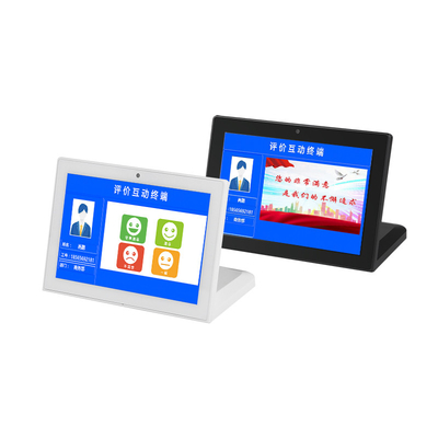 8 pollici 1280x800 Android 11 touch screen monitor a forma di L con porta HDMI RJ45