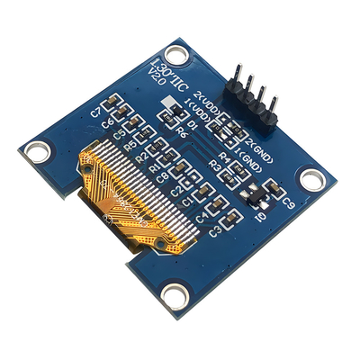 1.3-inch 128x64 Dot Matrix OLED 4-Pin IIC I2C Interfaccia SH1106 Driver IC Opzioni di carattere bianco/azzurro