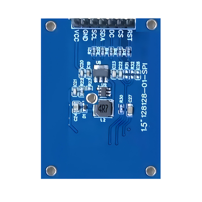Display OLED da 1,5 pollici SPI 128x128 Dot Matrix SSD1327/SH1107G Modulo a 7 pin con caratteri bianco / blu