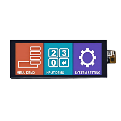 Alta luminosità TFT tocco capacitivo 6,86 pollici 400x1280 punti FL7707 driver Interfaccia MIPI