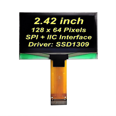 2Display OLED da.42 pollici 128x64 Fonti gialle PMOLED Screen SSD1309 Controller Interfaccia SPI+IIC