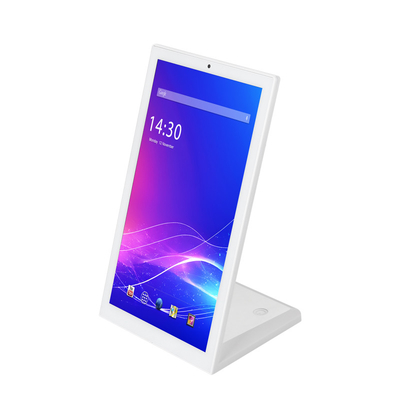 14 pollici RK3566 Tablet a schermo tattile a forma di L con Android 11, WiFi, POE e LED Light Bar