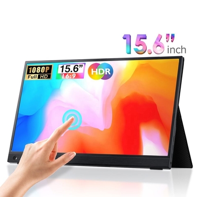 FHD 1920*1080 Portable Touch Monitor 15,6 pollici IPS Display per modalità di visualizzazione flessibili e grande angolo di visione