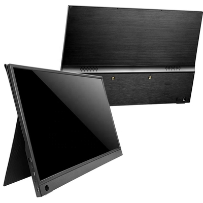 13.3 pollici touchscreen monitor portatile, USB C monitor portatile di gioco con desktop stand per computer portatile telefono secondo / estendere lo schermo