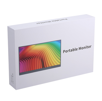 13.3 pollici touchscreen monitor portatile, USB C monitor portatile di gioco con desktop stand per computer portatile telefono secondo / estendere lo schermo