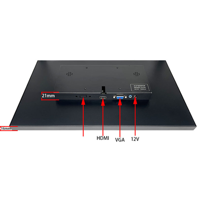 15.6 pollici HDMI LCD Monitor portatile HD Risoluzione 1920*1080 punti per Industrial Control Security Surveillance