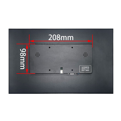 15.6 pollici HDMI LCD Monitor portatile HD Risoluzione 1920*1080 punti per Industrial Control Security Surveillance