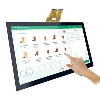 23.8" Industrial TFT LCD Display FHD 1080p LVDS Interfaccia Grande angolo di visione Basso riflesso 350 cd/m2 Luminosità Certificato UE/USA