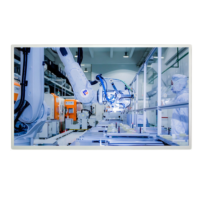 LCD TFT 15,6" ad alta luminosità per uso industriale e medico, ampia temperatura, RoHS, Vetro di copertura Gorilla Glass/Vetro temperato/PMMA, Mercato USA Europa