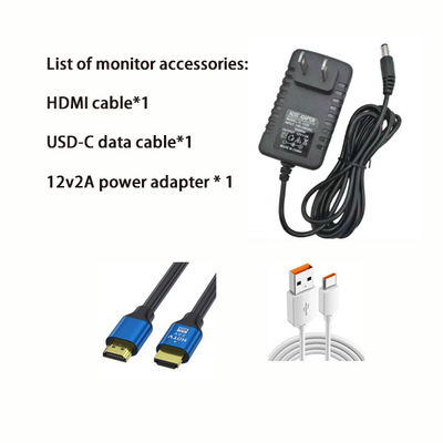 Monitor touch HD da 10,1 pollici 1920×1200 | Touch a 10 punti, alloggiamento in plastica e multi-interfaccia (DC12V/VGA/HDMI/AV/USB/BNC)