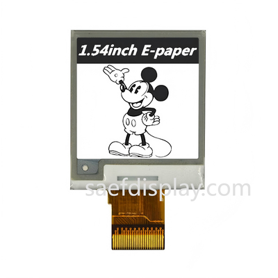 1.54" E-ink Display. 200×200 B/W. Interfaccia SPI. Potenza ultra-bassa. Temperatura industriale.