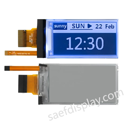 Display E-ink da 2.13" con retroilluminazione | 122×250 | Aggiornamento parziale 0.3s | Interfaccia SPI | CTP personalizzato