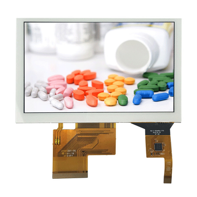 5 pollici PCAP TFT Display 800*480 Interfaccia RGB Con pannello touch capacitivo per schermo di controllo automatico