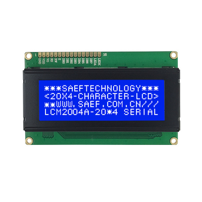 SFBM2004HX-A-Y 20x4 Modulo di visualizzazione LCD a caratteri 3V STN Giallo/Verde SPLC780D Compatibile regolazione del contrasto VO Pin Easy Tuning