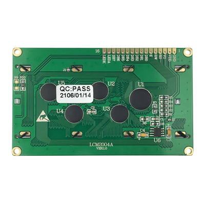SFBM2004HX-A-Y 20x4 Modulo di visualizzazione LCD a caratteri 3V STN Giallo/Verde SPLC780D Compatibile regolazione del contrasto VO Pin Easy Tuning