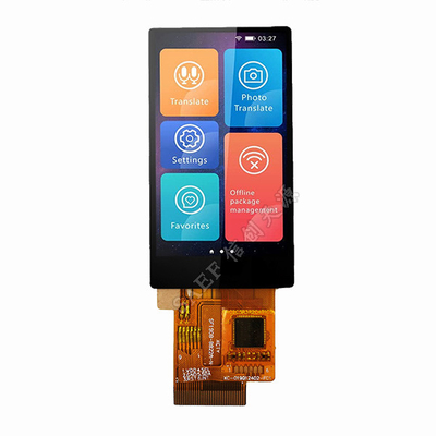 1.9&quot; IPS CTP TFT LCD Display con interfaccia SPI/RGB, 350cd/M2 1,9&quot; TFT per sistemi embedded e prodotti di consumo