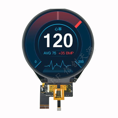 esposizione LCD circolare di 800x800 IPS, giro TFT LCD 3,4&quot; interfaccia di MIPI con PCT