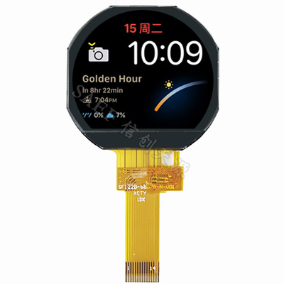 1,22» schermi 240x204 di TFT LCD punteggiano lo schermo pieno di TFT LCD dell'interfaccia di SPI di angolo di visione di IPS di forma rotonda