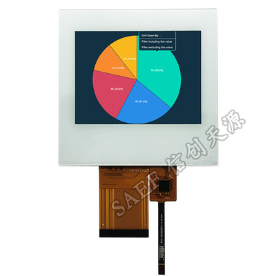 QVGA 3,5&quot; Pin del touch screen HX8238 54 di RGB del paesaggio dell'esposizione 320x240 di PCAP TFT