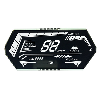 Esposizione LCD di segmento alfanumerico di VATN per il metro Front Screen dell'odometro del tachimetro