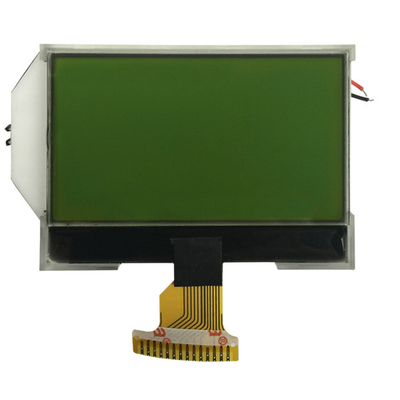 Il LCD monocromatico verde giallo del grafico di STN visualizza 128x64 3.3V positivo SPI