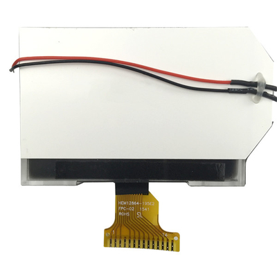 Il LCD monocromatico verde giallo del grafico di STN visualizza 128x64 3.3V positivo SPI
