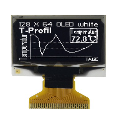Grafici a 0,96 pollici passivi SSD1306 Front Screen bianco dell'esposizione OLED 128x64
