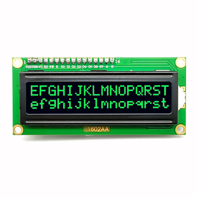 Esposizione LCD 1602 del carattere della PANNOCCHIA 16x2 con il carattere arancio rosso bianco