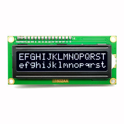 Esposizione LCD 1602 del carattere della PANNOCCHIA 16x2 con il carattere arancio rosso bianco