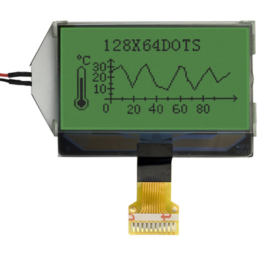 del DENTE LCD grafico 10 modulo LCD 128x64 dei perni con la lampadina verde del LED