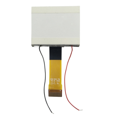 Esposizione LCD grafica 128x64 del DENTE STN con colore verde giallo del fondo