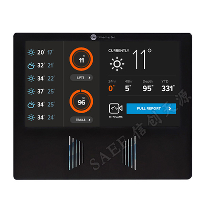 1024x600 punteggia il touch screen a 7 pollici di TFT, angolo di visione completo del pannello di tocco di PCAP