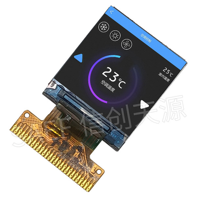 Interfaccia quadrata a 0,85 pollici dell'esposizione 128x128 IPS MCU di LCD con la lampadina bianca del LED