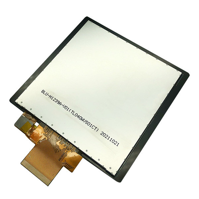 Display TFT industriale quadrato da 4 pollici 480x480 40 pin per l'automazione domestica, LCD quadrato da 4 pollici con PCAP Touch