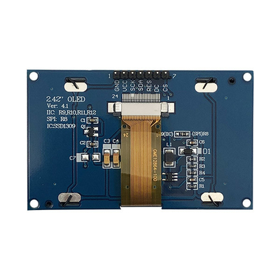 128x64 punteggia i moduli 2,4&quot; 2,42&quot; dell'esposizione di OLED certificato di ISO9001 ISO14000