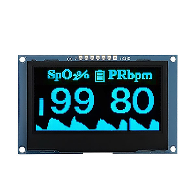 2.42 pollici 7-pin SPI Interfaccia pannello di controllo OLED SSD1309/SPD0301 driver IC