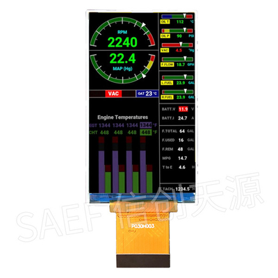 angolo di visione completo TFT LCD dell'esposizione a 3 pollici del modulo di 360x640 IPS con l'interfaccia di RGB