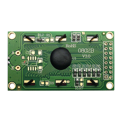 Punti dell'esposizione 5×8 del modulo di LCD del carattere di VATN 8x2 con l'indicatore alfanumerico del cursore