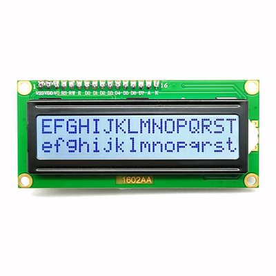 Numero di perni blu 5V 4 dell'esposizione LCD del carattere dell'interfaccia 16x2 di I2C
