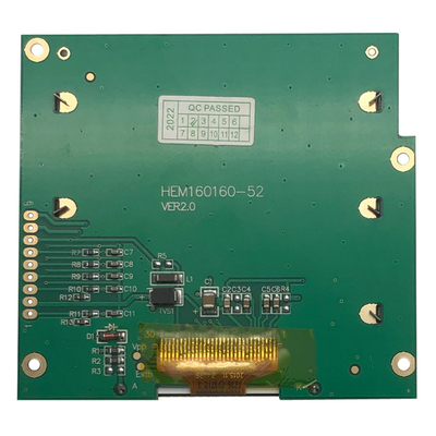 interfaccia positiva FSTN del modulo LCD grafico ST75161 3.3V VDD SPI dell'esposizione di 160x160