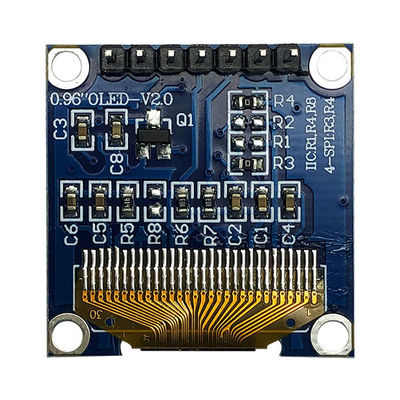 7 pin 0,96 pollici OLED Display Module SPI 3V bianco PMOLED